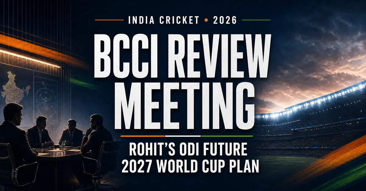 BCCI Review Meeting Concludes: Rohit Sharma’s ODI Future, India's Overseas Form and 2027 World Cup Roadmap Discussed