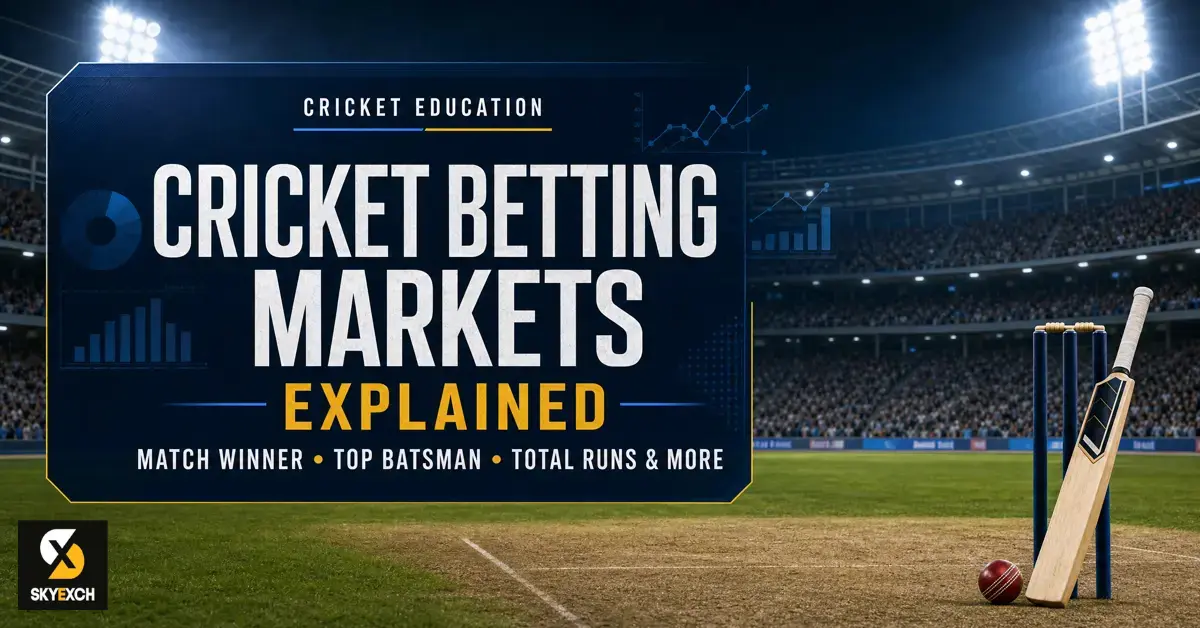Cricket Betting Markets Explained: Match Winner, Top Batsman and More
